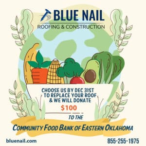 Blue Nail Roofing Oklahoma Food Bank