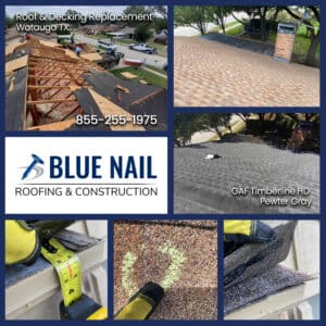 Blue Nail Roofing Watauga Job