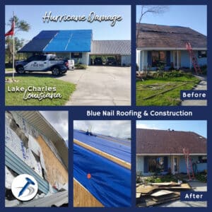 Blue nail roofing Louisiana roofing